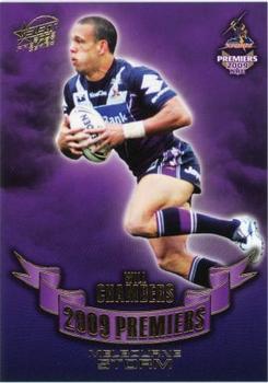 2009 Select 2009 Premiers Melbourne Storm #PC04 Will Chambers Front